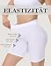 Yeblues Bauchweg Radlerhose Damen Shorts Kurze,3er Pack Anti Scheuern Unterhose für unter Kleider,Hohe Taille Frauen Panties Damenunterhosen