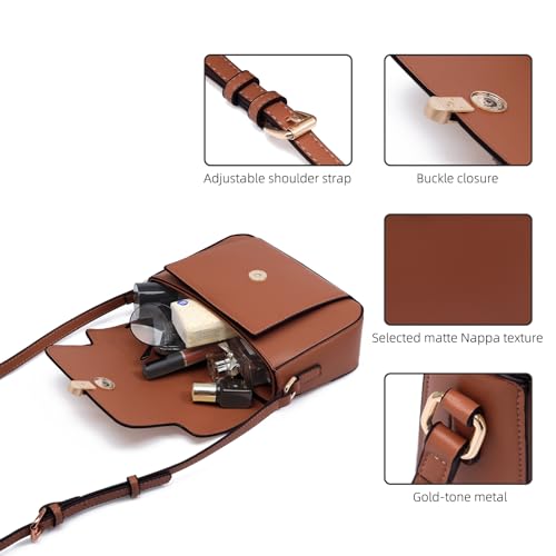 Prettyzys Crossbody Bag for Women，Trendy Small Shoulder Bag Phone Wallet Purse for Women4