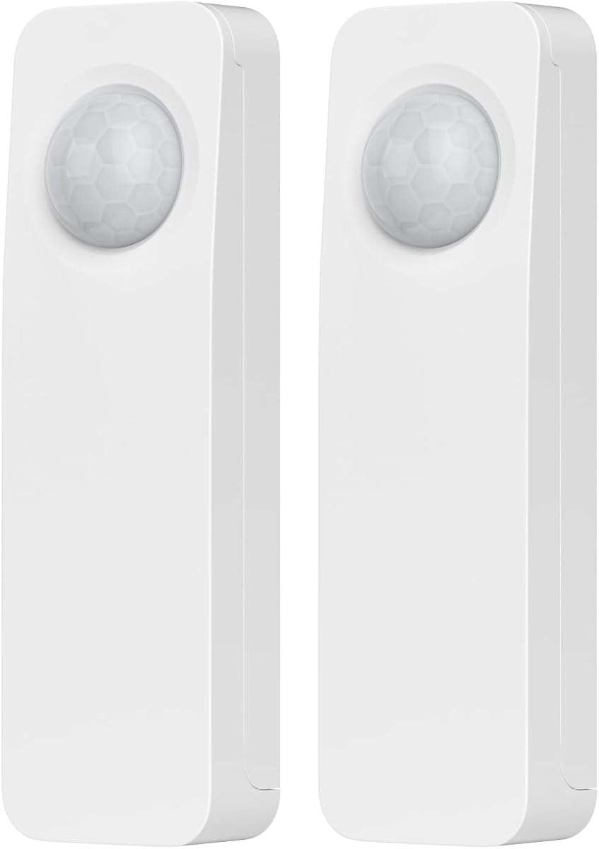 Zigbee Motion Sensor 2 Pack, Zigbee Hub Required, Pet Friendly, Work with Home Assistant,SmartThings, Aeotec,Homey, Hubitat or Echo Devices with Built-in Zigbee hub