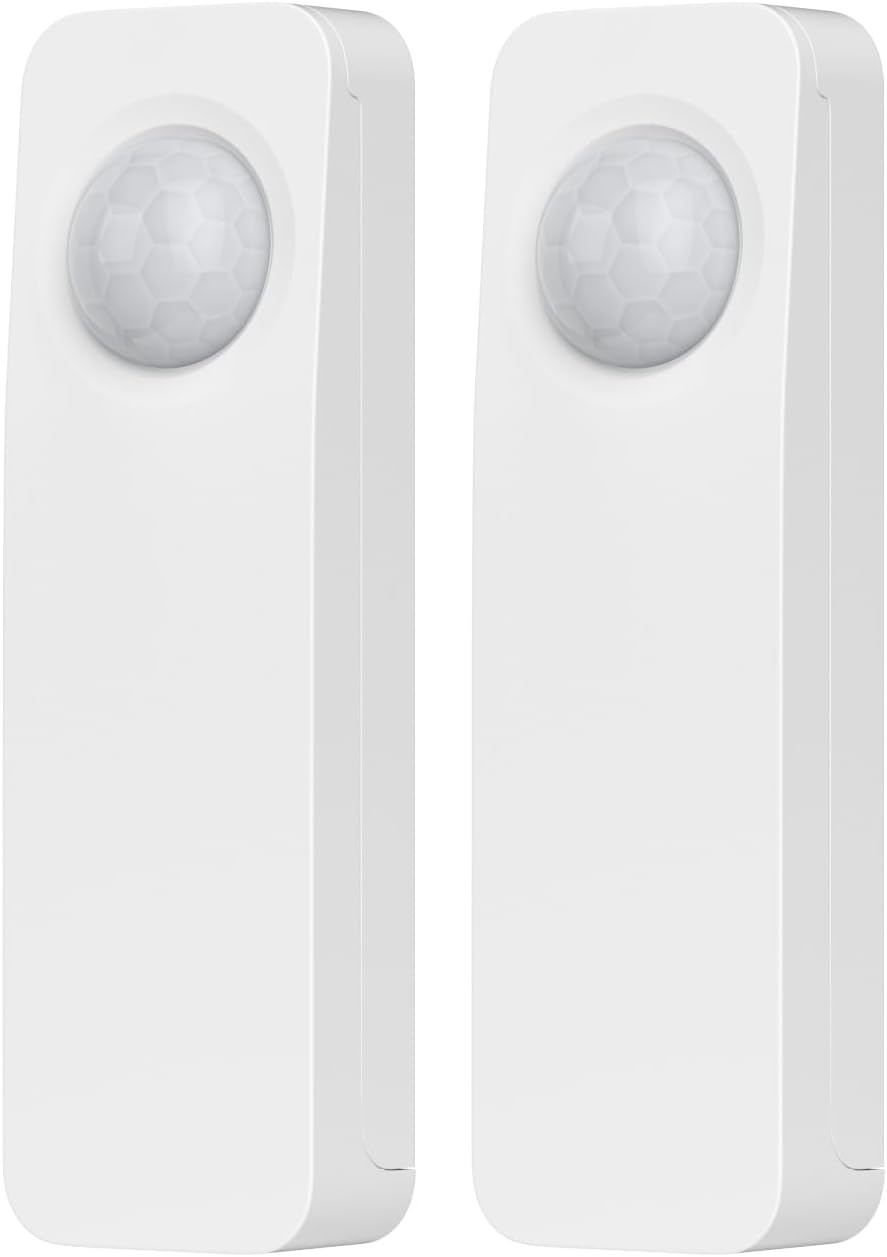 Zigbee Motion Sensor 2 Pack, Zigbee Hub Required, Pet Friendly, Work with Home Assistant,SmartThings, Aeotec,Homey, Hubitat or Echo Devices with Built-in Zigbee hub