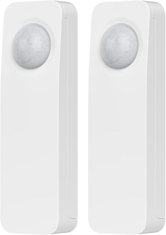 Zigbee Motion Sensor 2 Pack, Zigbee Hub Required, Pet Friendly, Work with Home Assistant,SmartThings, Aeotec,Homey, Hubitat or Echo Devices with Built-in Zigbee hub