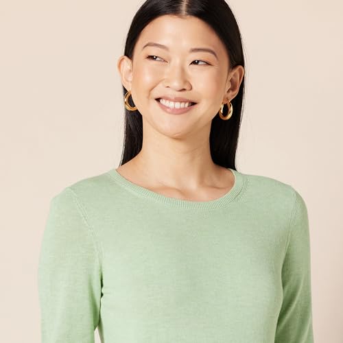 Image of Amazon Essentials Women's Long-Sleeve Lightweight Crewneck Sweater (Available in Plus Size)