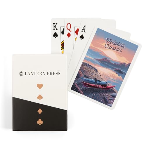 Lantern Press Barajas de Poker 52 cartas tamaño poker