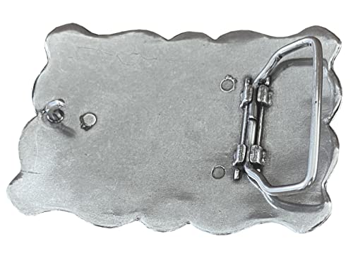 Western Antique Marijuana Hemp Leaf Turquoise Bead Peace Sign Skulls Design Belt Buckle2