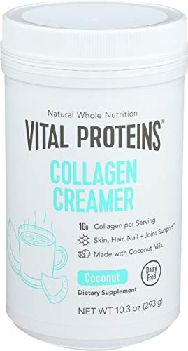 Vital Proteins Collagen Coffee Creamers - No Dairy, Low Sugar, Powdered (Coconut)