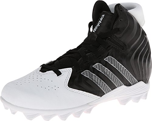 New Adidas G98768 Filthyquick MD J Black/White Size Kids 3 Football Cleats