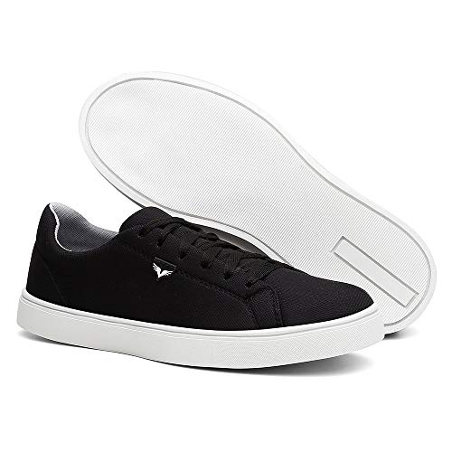 Kit Sapatênis Masculino Casual Conforto Dia a Dia - Preto/Azul - 42