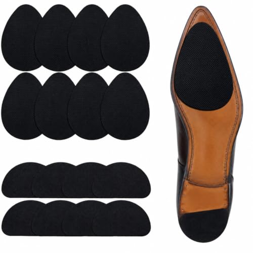 16 Pieces Non-Slip Shoes Pads,Simple Style,Black