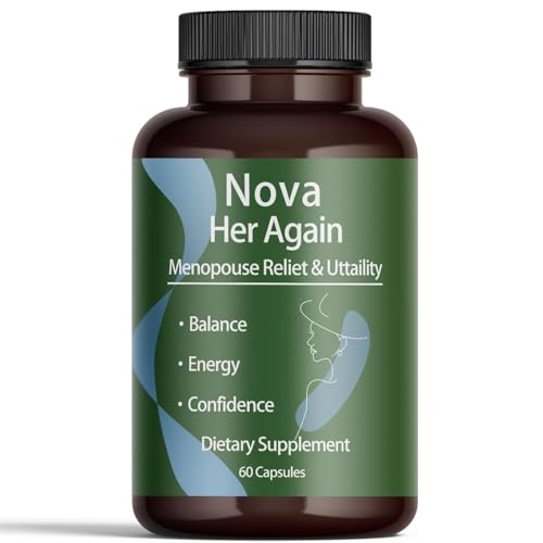 Nova Her Again Supplement Menopouse Reliet & Uttaility Support Daily Health 60 Capsules