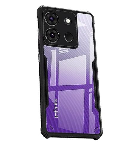 COBERTA Back Cover for INFINIX SMART 7 Back Cover Case - Black Transparent (B0CP3FLNJC) Amazon Price History, Amazon Price Tracker