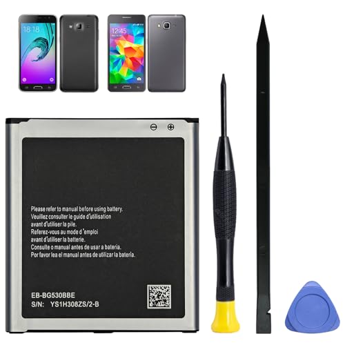 GREEN FUSION for Galaxy J3 Series Replacement Battery, EB-BG530BBE Battery Compatible with Galaxy J3 J327 J320, Grand Prime SM-G530, J2 Core SM-J260, Galaxy On 5, with Repair Tools