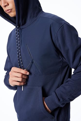 Men's Nova Drawstring Hoodie Pullover with Ribbed Cuffs and Waist Standard2