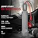 JumpSmart - 10-in-1 Portable Vehicle Jump Starter, Flashlight, Power Bank & More (Dove Gray)