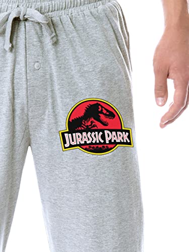 INTIMO Jurassic Park Mens' Dinosaur Film Movie Title Logo Sleep Pajama Pants2