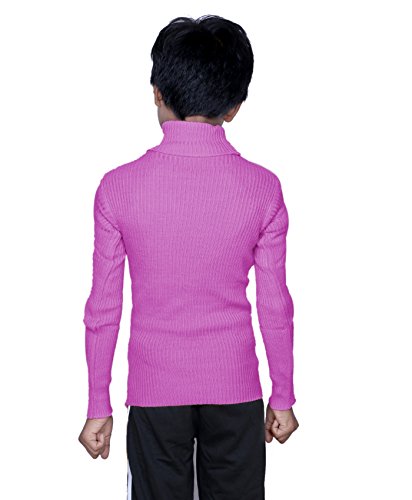 Image of IndiWeaves Boys Wollen Warm High Neck Full Sleeves T-Shirt /Inner /Skivvy for Winter (Pack of 2) Pink /Magenta 16 10110-0609-IW-P2-FREE