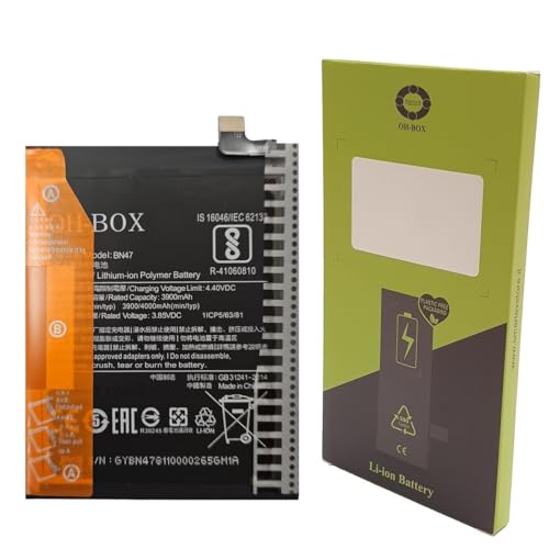 OH-BOX® Batteria compatibile con Xiaomi BN47 Redmi 6 Pro/Mi A2 LITE