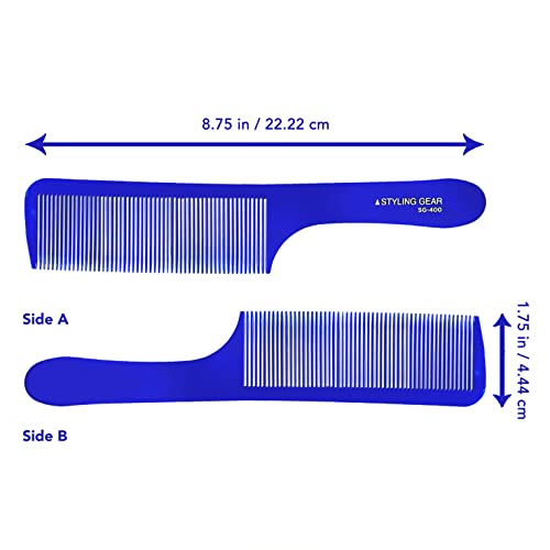 Peines Styling Gear 400 Azul, 2 unidades flexibles miniatura 2