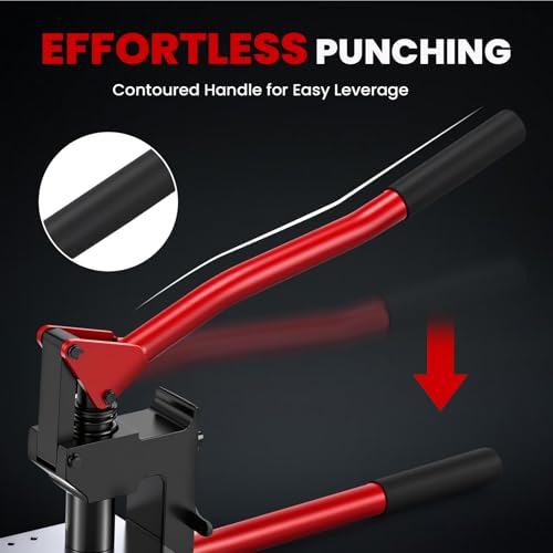 Image of NEWTRY Metal Stud Punch Set with 7 /8 inch 1-1 /8 inch 1-11 /32 inch Dies 20GA Punch