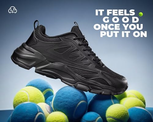 Men's Road-Running-Shoes Walking Shoes Fashion Athletic Sneakers Working Gym Comfort Lightweight Mesh Shoes.2