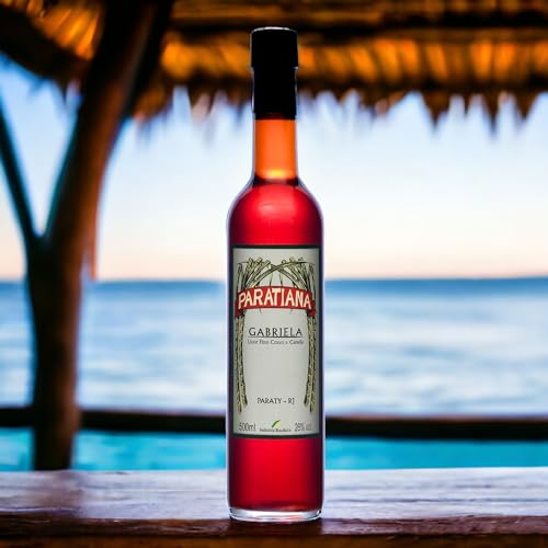 Kit 4 Cachaças Gabriela Paratiana 500 ml Artesanal Premium Premiada Paraty Destilada Presente Jorge