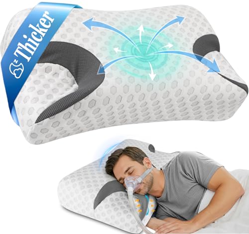 IKSTAR CPAP Pillow for Side Sleeper, Sleep Apnea Pillow...