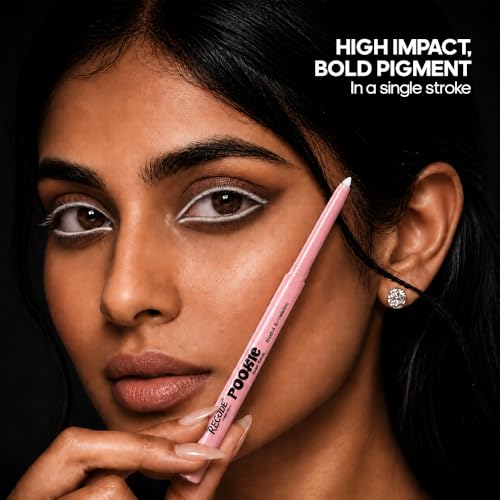 Image of Recode White Pookie Kajal 0.3G,Smooth & creamy application,Lightweight,Smudge Proof Kajal,Perfect for everyday makeup looks