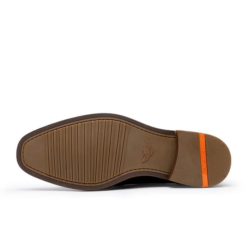 DESAI Men's Classic Oxford Dress Shoes Formal Business Lace-up Full Grain Leather Shoes for Men4