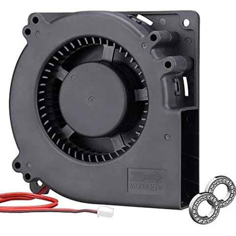 Wathai 120mm x 32mm Brushless Cooling Blower Fan 12V DC Dual Ball Centrifugal Fan High Airflow Cover