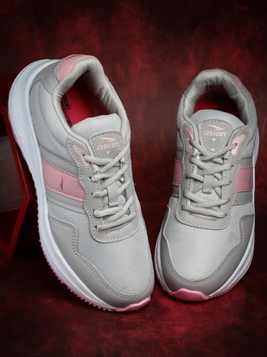 Image of ASIAN Women DESTINY-01 Running and Casual wear Running Shoes with Laces, Lightweight and Comfortable Shoes Gym and Sports Shoes for Women & Girls with Stylish Design