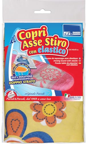 Parodi&Parodi Fantasia Copri ASSE Stiro, Cotone, Multicolore, 23x32x2 cm