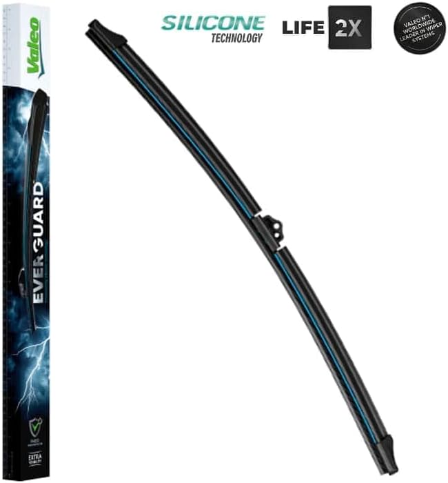 VALEO Everguard Premium Silicone Flat Bar Wiper Blade Set VSF65 VSF45, Lengths: 650 Mm 450 Mm Front (Pack Of 2 - View #9