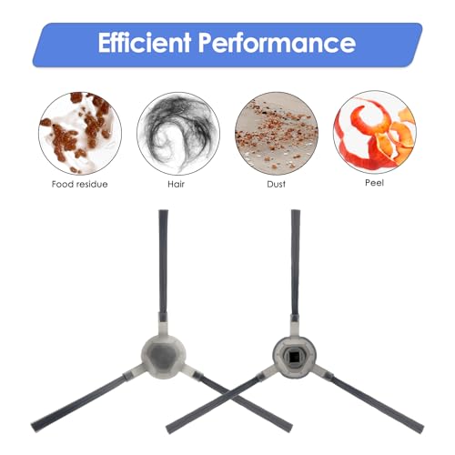 Image of (10 Pack) M2 Pro Replacement Side Brushes Compatible with Lefant M2 Pro / M2S Pro / M1 / M310 / M210 / M210B / M213S Robot Vacuum, Side Brush Kit, Corner Brush Accessories Kit, Vacuum Attachments Brushes