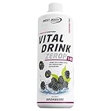 Best Body Nutrition Vital Drink ZEROP® - Brombeere, Original Getränkekonzentrat - Sirup - zuckerfrei, 1:80 ergibt 80 Liter Fertiggetränk, 1000 ml