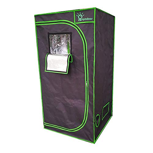 Preisvergleich Produktbild Hyindoor 80x80x160cm Growzelt Growbox Zuchtschrank