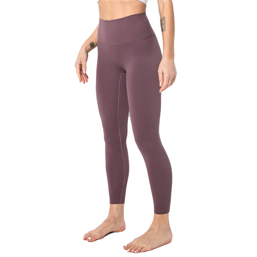 mwbay Essential 7/8 Yoga Leggings, Buttery Soft Pants, Athletic Yoga Pants Sport Pants25''