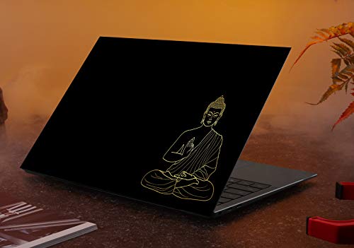 Image of PIXELARTZ Laptop Skin Lord Buddha - 15.6 Inches (5095)