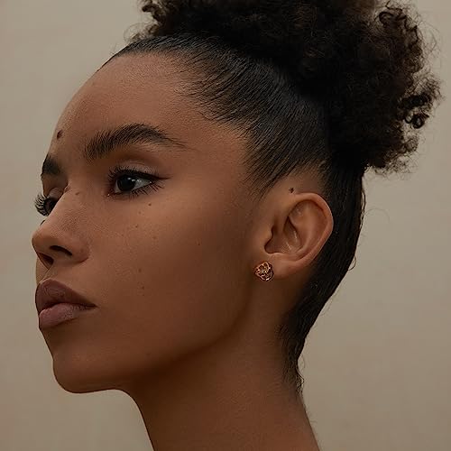 18k Gold Plated Twisted Wire Love Knot Stud Earrings for Women 925 Sterling Silver Post Heart Shape Earrings for Women Lightweight Earrings2