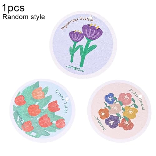 Image of JJLFresheners Household Dishwashing Sponge Cleaning Sponges Scouring Pot Sponge Dishes Compressed Sided Wipe Doubl Wood Pulp Pads Household Cleaning Sponges