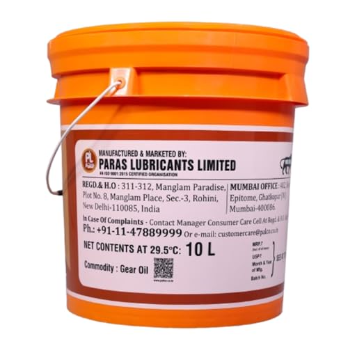Image of PALCO EP 140 Extreme Pressure Gear Oil 10 Litre (Pack 1) | API GL 4 Gear Oil for Cars, Bus & Other Heavy Vehicle High Performance Heavy-Duty for Smooth Transmissions, Superior Protection