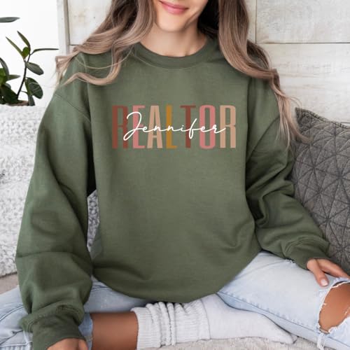 Personalized Realtor Sweatshirt, Housing Consultant Shirt for Women, Realtor Outfit Gift, Housing Market Life Tee4