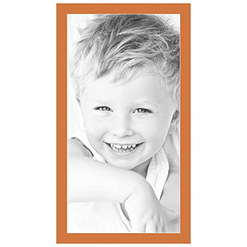 18x35 Tangerine / Octoberfest Custom Mat for Picture Frame with 14x31 opening size (Mat Only, Frame NOT Included)