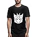 Transformers Decepticons Logo Camisetas de Manga Corta para Hombre Camisetas de Manga Corta Casuales para Adultos T Shirts