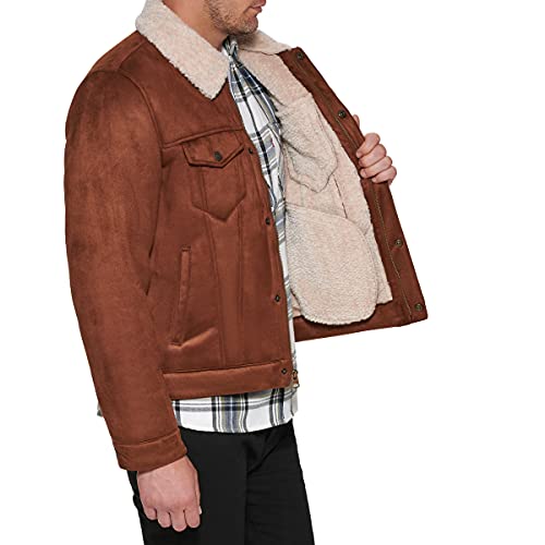 Image of Levi's Men's Faux Leather Classic Trucker Jacket