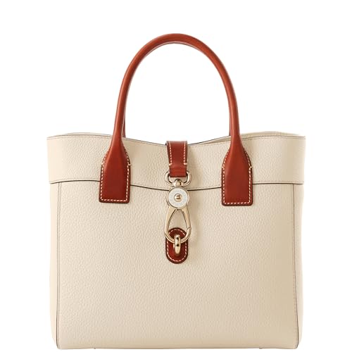 Dooney & Bourke Handbag, Pebble Grain Cara Tote - White
