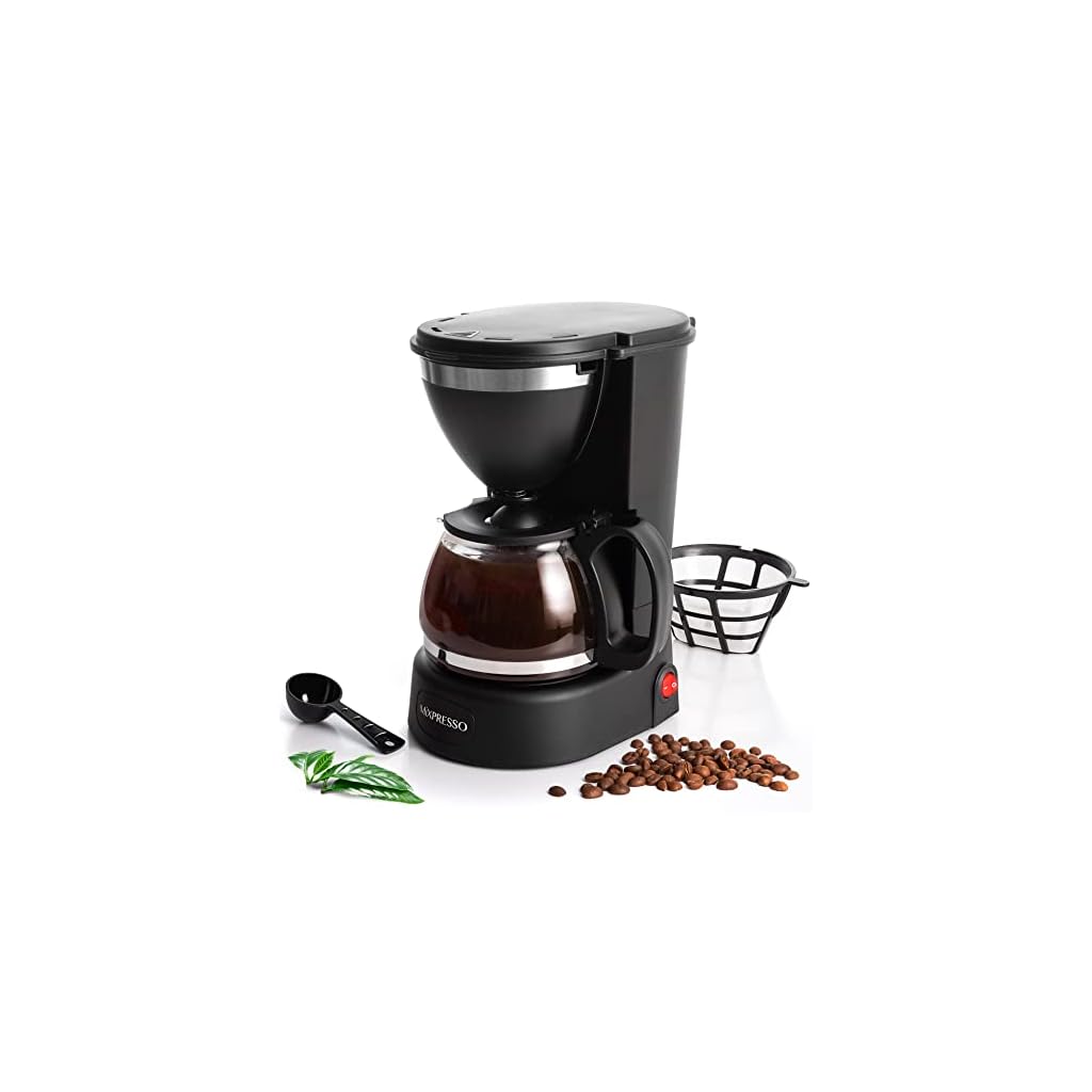 Mixpresso-5-Cup-Drip-Coffee-Maker-Coffee-Pot-Machine-Including-Reusable-And-Removable-Coffee-Filter-Small-Coffee-Maker-25-oz-Electric-Coffee-Maker-650W