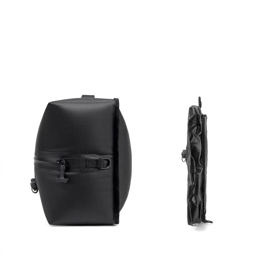 Aerless Vacuum Kit Travel Vakuum Kompressionsbeutel 25L (Schwarz) | Elektrische Kompression, Kein externer Pump nötig, TPU, Sichtfenster, 25 L, 44x32x17,5 cm, luftdicht, Für Reisen