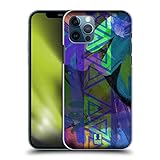 chaine hifi colonne iphone Ultra-fin et léger Head Case Designs Colonne De Triangle Néon - Motifs Coque Dure pour l\'arrière Compatible avec Apple iPhone 12 / iPhone 12 Pro