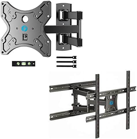 Full Motion TV Wall Mount Bracket PISF2 for 13-42” LED LCD Flat Curved TV Screen Monitor TVs, Weight Capacity Up to 77lbs – Wall Mount TV Brackets ...