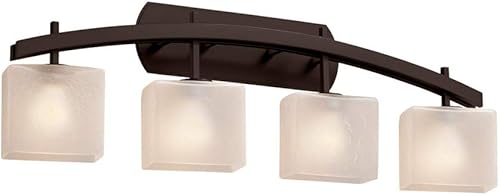 Miniatura 8 de Group Lighting FSN-8594-55-FRCR-MBLK Archway - Barra de baño, color negro mate Mate negro,Bronce oscuro,Cromo pulido,cepillado