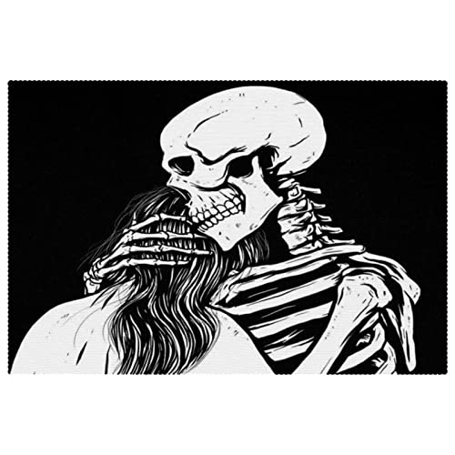 Set de table lavable Skeleton Hug pour des repas conviviaux - 2